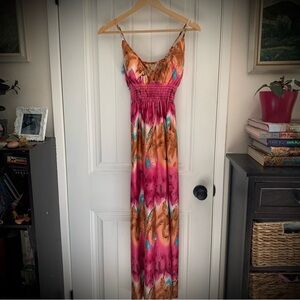 Vibrant & Vintage Y2k Multicolor Maxi Dress